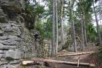 Interiér severního křídla v pohledu od západu. - Interieur des Nordflügels im Blick vom West. Foto T. Durdík. 