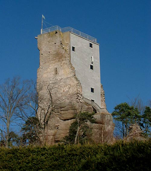 Arbesbach. Ansicht der Burg von Südwesten. Foto: Thomas Kühtreiber (2002)