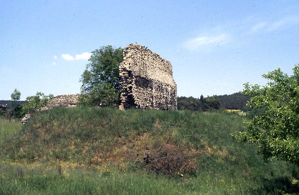 Schiltern: Ansicht der Burg von Südosten. Foto: Thomas Kühtreiber (2001)