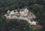 Drégely. Luftaufnahme der Burg vom Westen, 2005. (Foto: civertan.hu)