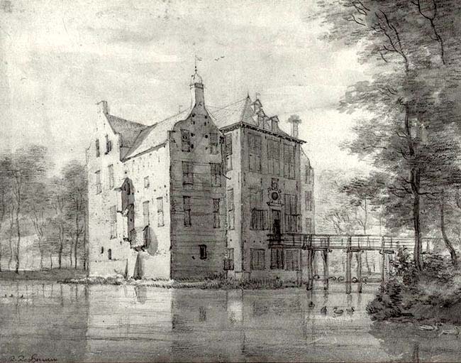 Geerestein, prent Roghman (1646)