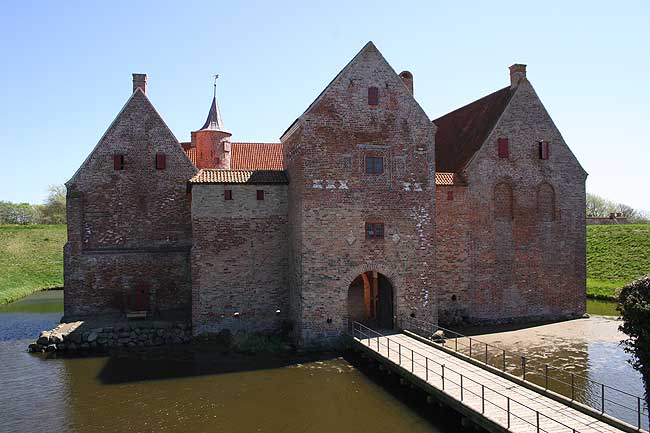The castle viewed from the west, photo: The National Museum of Denmark (2006)
